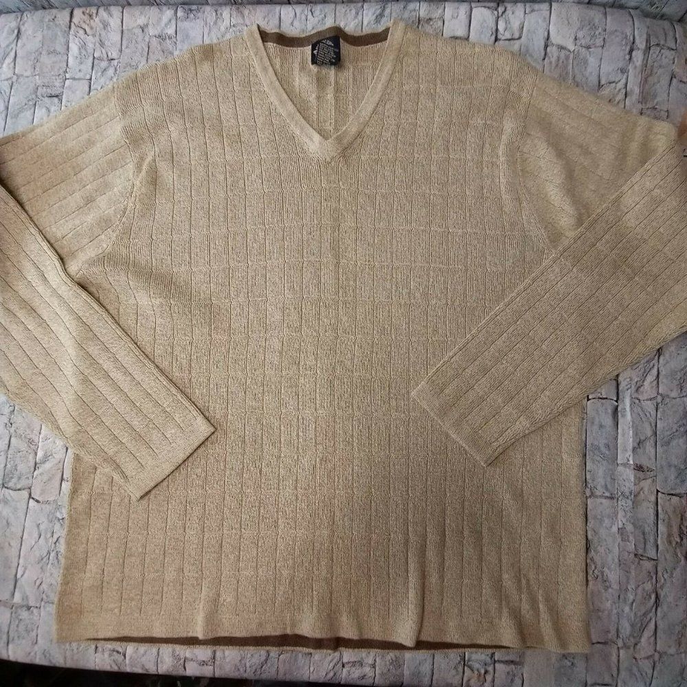 Dockers Men's Sz Large Long Sleeve V-Neck Sweater